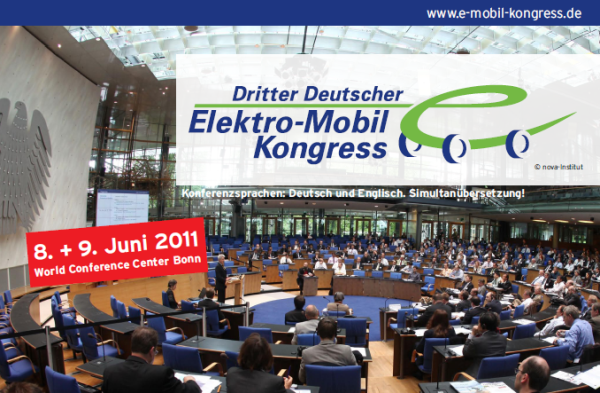 Трети германски конгрес за електромобили 8-9 юни 2011 г.