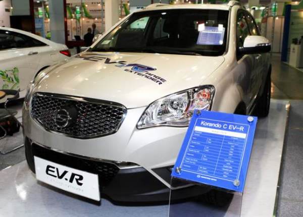 Novoto Korando C-EV R na Ssangyong e elektricheski SUV s uduljitel na probega