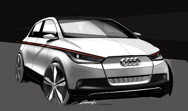 Електрическа Audi A2 концепция с лазерни светлини