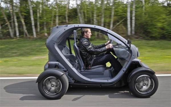 За Twizy 45 в някои страни не е нужна шофьорска книжка