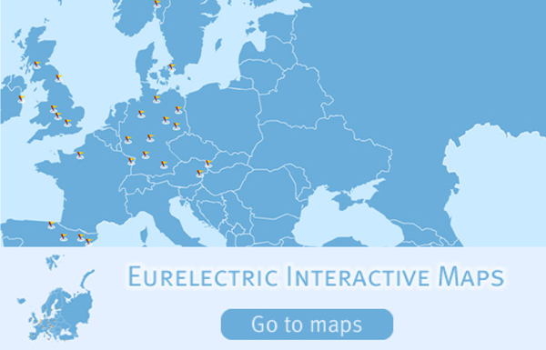 Интерактивната карта на EURELECTRIC